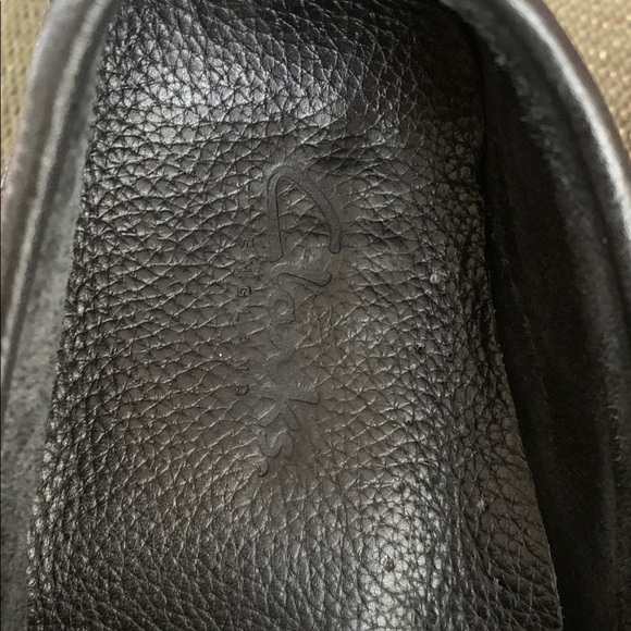 Clarks Men's Black Leather Loafers - Picture 3 of 6